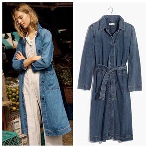 Madewell Denim Duster Coat